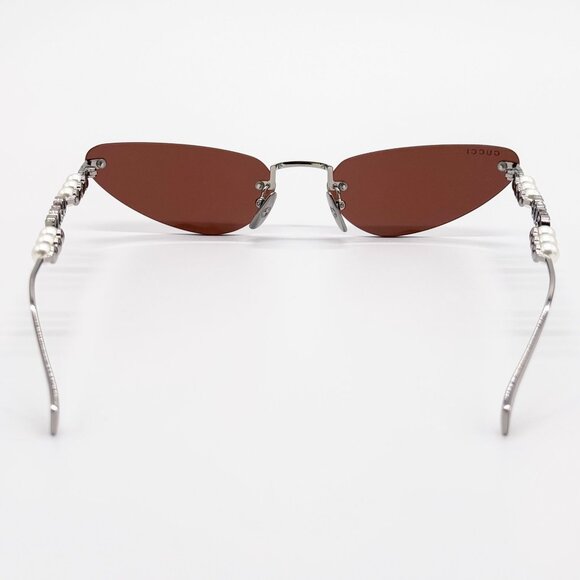 NEW GUCCI SUNGLASSES SILVER CAT EYE WOMEN EYEWEAR GUCCI GG1920S 002 main image 4